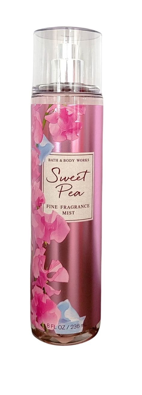 Bath & Body Works Sweet Pea Fine Fragrance Body Mist Spray 8 oz ...