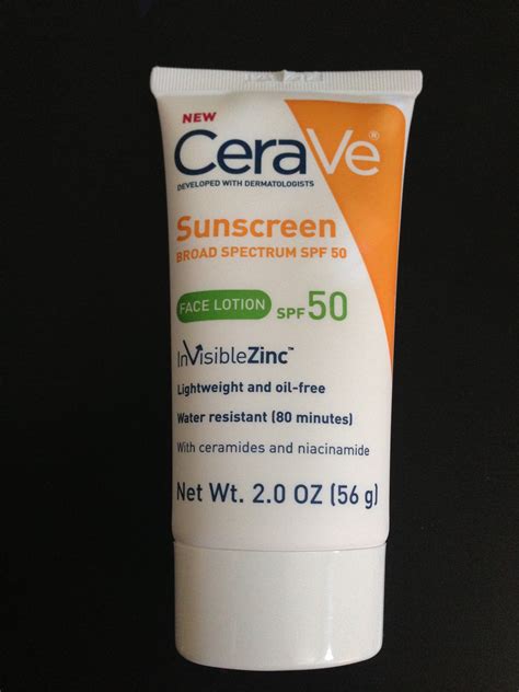 CeraVe Sunscreen Face Lotion SPF 50 reviews in Sun Protection - Body ...