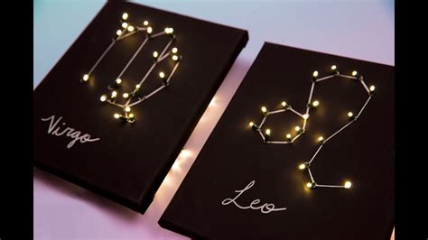 DIY Constellation Wall Art - YouTube