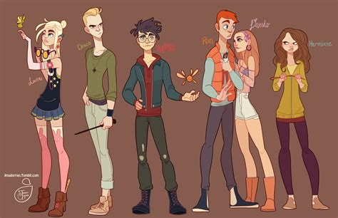 Harry Potter characters by Jessica Madorran : r/alternativeart