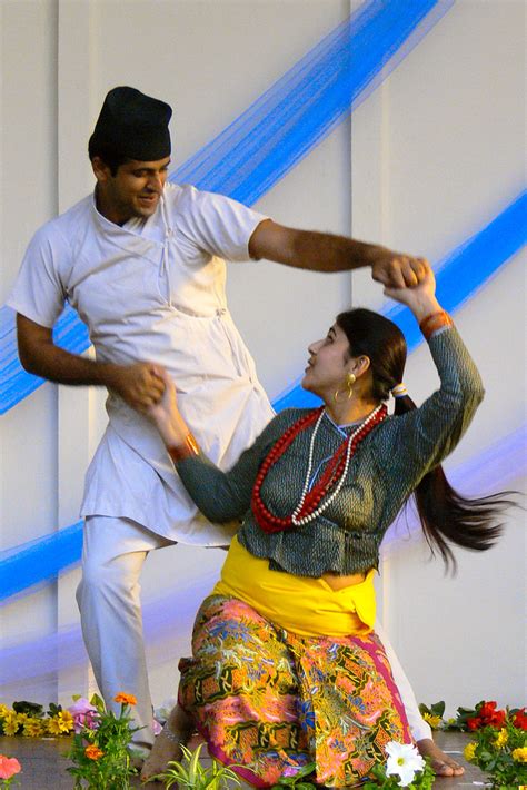 Nepali Dance | This folk dance is a duet of boys and girls o… | Flickr