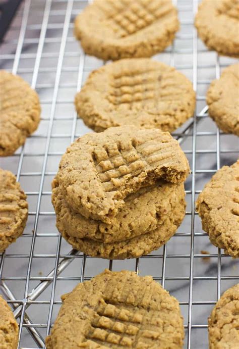 Healthy Peanut Butter Cookies - My Sequined Life