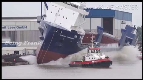 Ship Launch Compilation Video | Most Satisfying Surprising Ship Launch ...