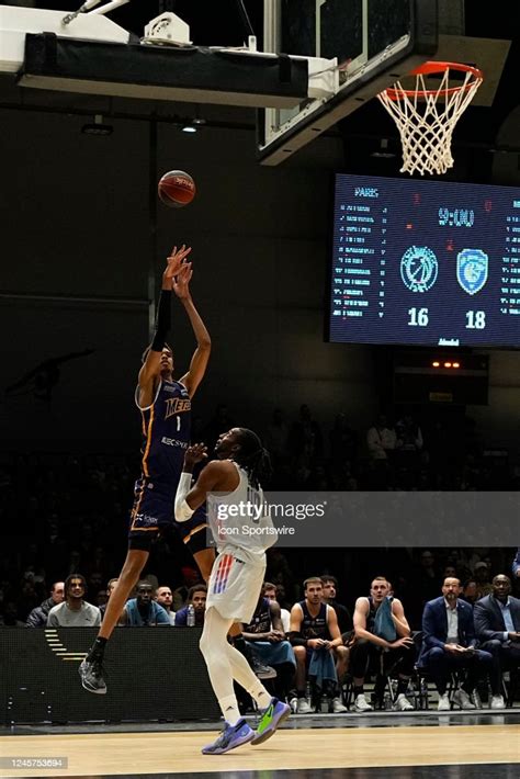 Victor Wembanyama during the French National Basketball League game ...