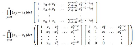 The Vandermonde Determinant, A Novel Proof | by Thomas Hughes | Towards ...