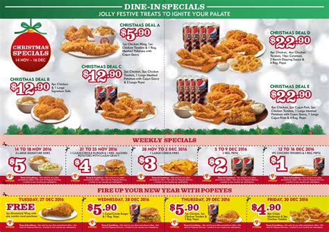 Popeyes Chicken releases the latest coupons with festive treats. (14 ...