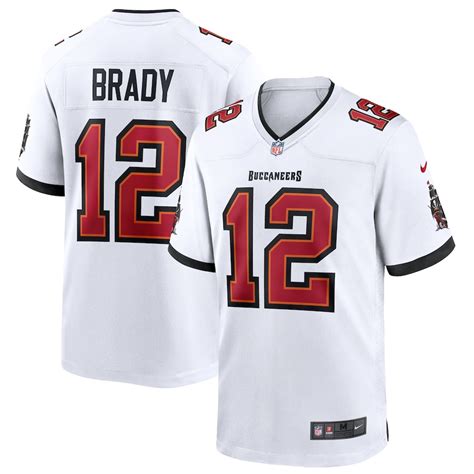 Men's Tampa Bay Buccaneers Tom Brady Nike White Game Jersey