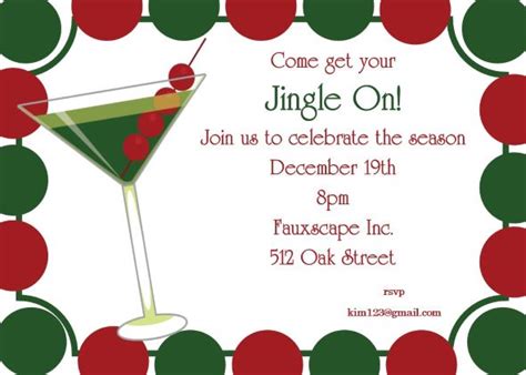 Over 50 Fantastic Christmas Cocktail Party Invitations to make your ...