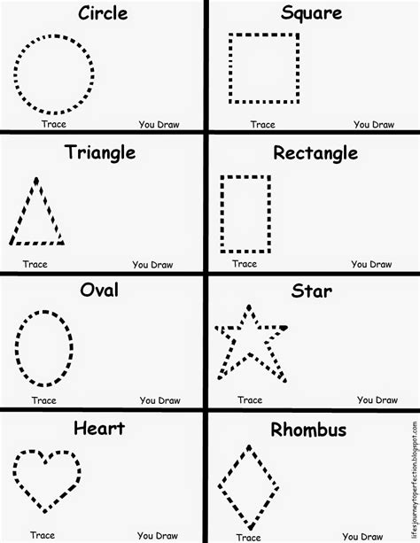 Free Printable Shapes Worksheets Preschool