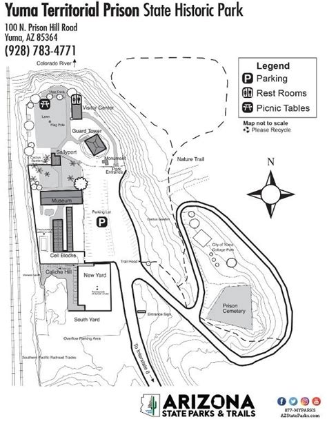 Maps | Yuma Territorial Prison State Historic Park