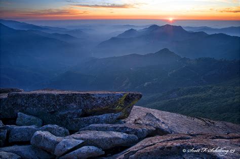 Sequoia National Park Sunset - Landscape & Rural Photos - Scott F ...