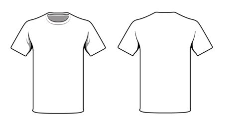 White Tshirt Template - ClipArt Best