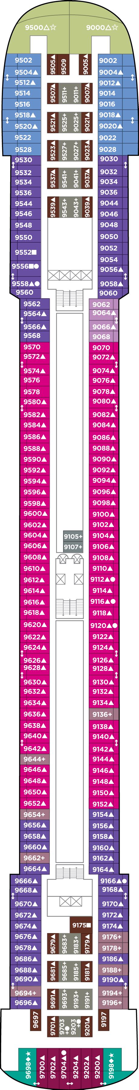 Pride of America Deck Plans | CruiseInd