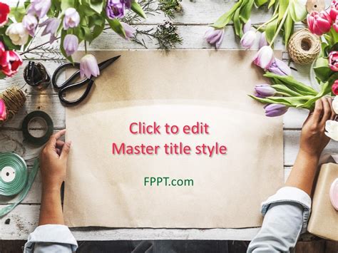 Free Florist PowerPoint Template - Free PowerPoint Templates