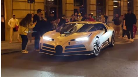 Cristiano Ronaldo spotted in brand new Bugatti Centodiecci with ...