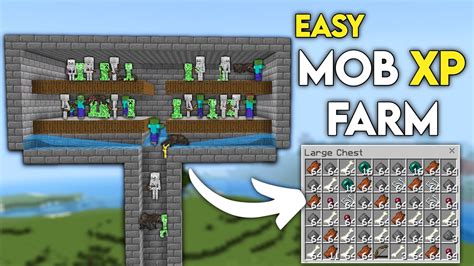 EASY 1.20 MOB XP FARM - Minecraft Bedrock & Java Edition - YouTube