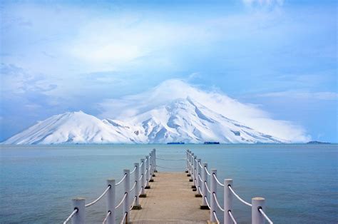 Landscape with snowy mountains in Malaysia image - Free stock photo ...