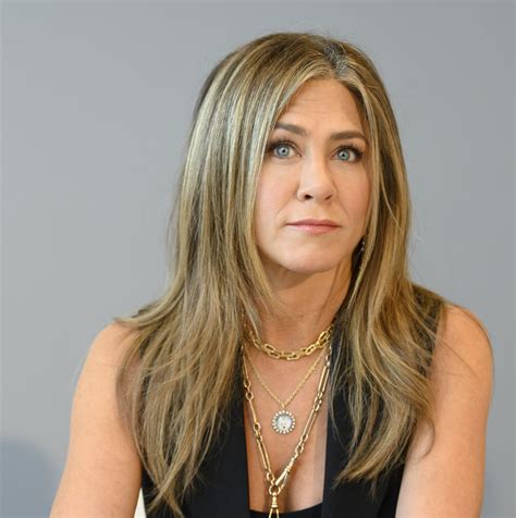 JENNIFER ANISTON at The Morning Show Press Conference in Beverly Hills ...