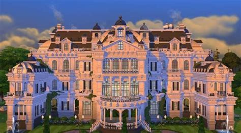 Magnificent Palace - sims 4 lot download castle manor | Sims 4 castle ...