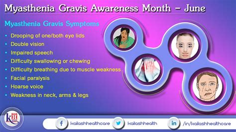 Myasthenia Gravis Awareness Month – June