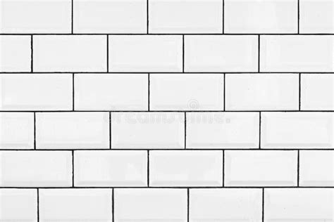 Brick Pattern White Ceramic Wall Tile Texture Stock Photo - Image of ...