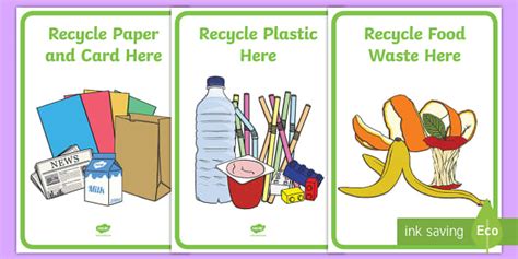 Recycling Posters | Environment | Twinkl Display Resource