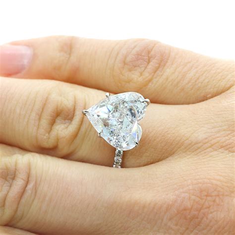 Cheap Heart Shaped Diamond Engagement Rings : Exquisite Sapphire and ...