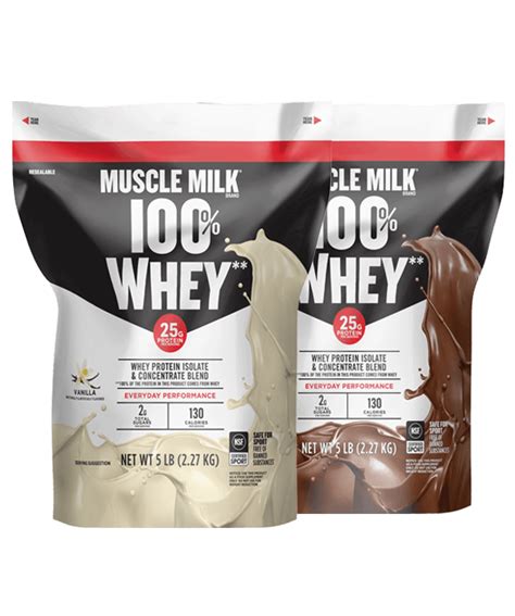 MUSCLE MILK® 100% WHEY | Muscle Milk©