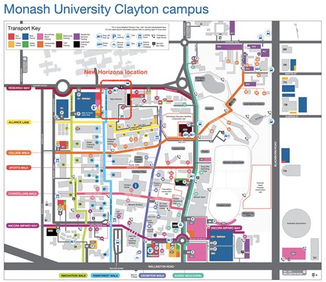 Monash Peninsula Campus Map