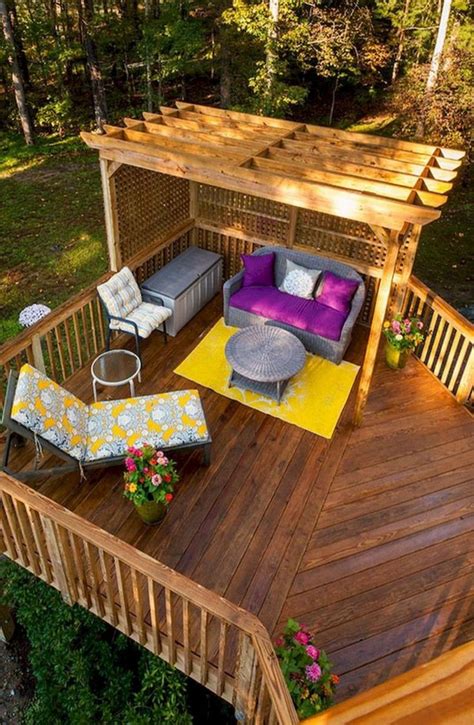 Awesome Deck Privacy Ideas 10 | Patio deck designs, Deck designs ...