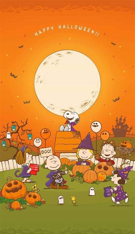 Download Celebrate Halloween with the Peanuts gang! Wallpaper ...