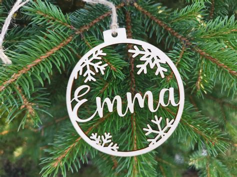 Personalized Names Christmas Ornaments (4styles) - Oriole Design