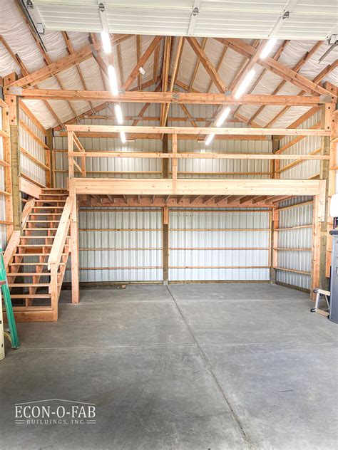 Pole Barn Loft Framing