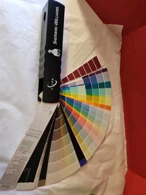 SHERWIN WILLIAMS COLOR Fan Deck Paint Swatches Chips Book Samples 2001 ...