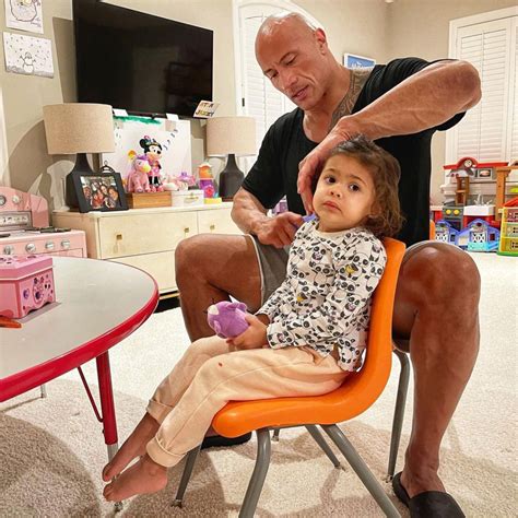 Dwayne Johnson with his daughters: See a softer side of 'The Rock'