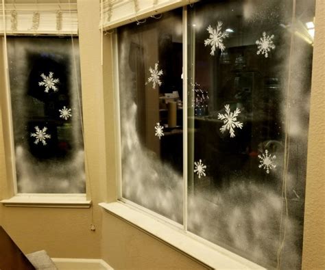 Window Snowflakes are So Easy using Window Snow Spray! - Leap of Faith ...