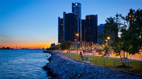 Detroit Skyline Wallpapers - Top Free Detroit Skyline Backgrounds ...