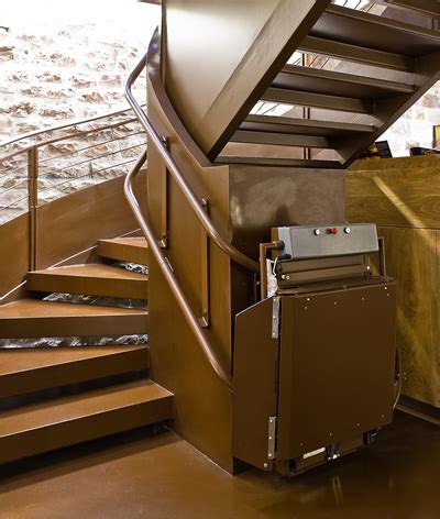 Curved Inclined Platform Lifts | Wheelchair Stair Lift