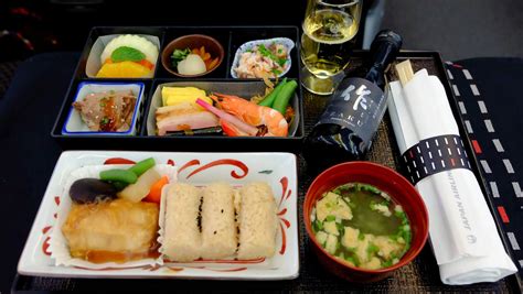 Japan Airlines Business Class Menu