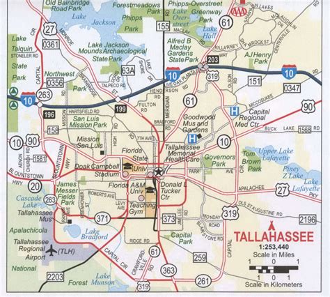 Tallahassee Florida County Map