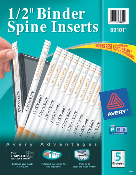 4 Binder Spine Template | HQ Template Documents