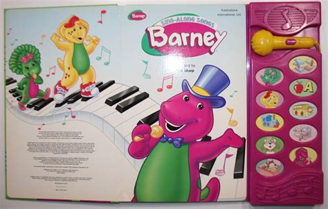 Barney Sing-Along Songs Book with Microphone Plays 10 Songs | #1927111968