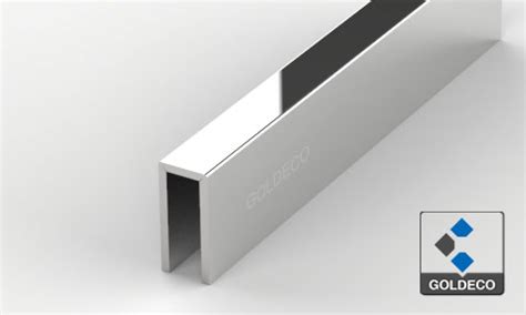 Polished Stainless Steel U Channel For Glass - Goldecosteel.com