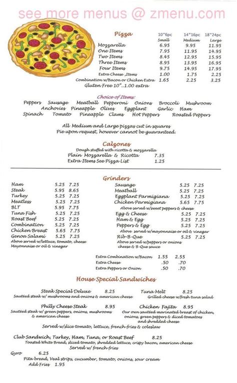 Online Menu of Bristol Pizza Restaurant Restaurant, Bristol ...