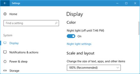 How to Enable Night Light on Windows 10