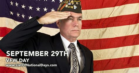 VFW DAY - List Of National Days