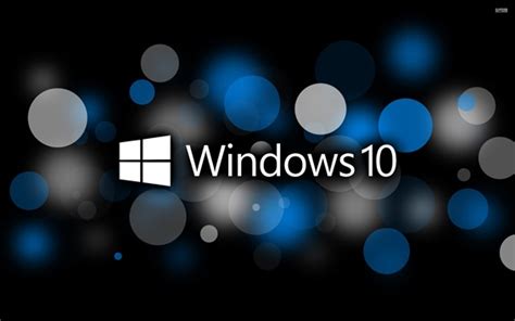 Microsoft Windows 10 system logo, circles, creative design Wallpapers ...