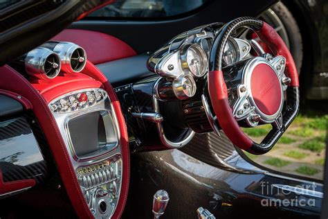 2014 Pagani Huayra Car Interior Photograph by Tim Gainey - Pixels