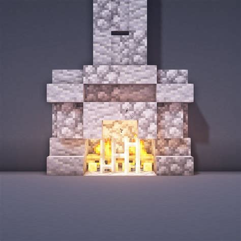 Ballard Design: Minecraft Fireplace Design