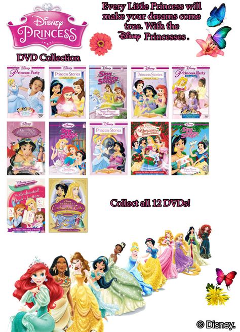 Disney Princess DVD Collection by Joshuat1306 on DeviantArt